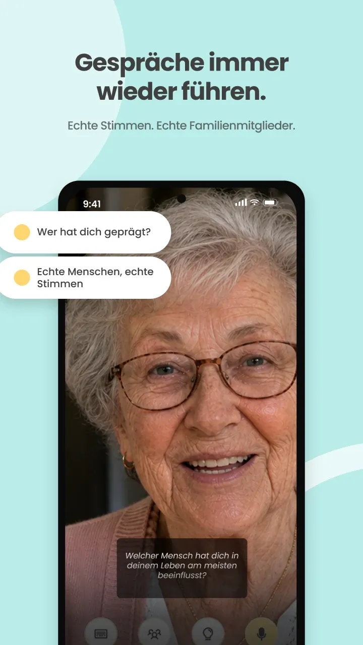 Gespräche immer wieder führen — echte Stimmen