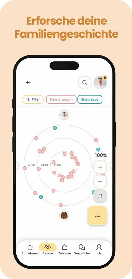 emori App — Erforsche deine Familiengeschichte